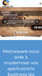 Mobile Screenshot of metrixware.com